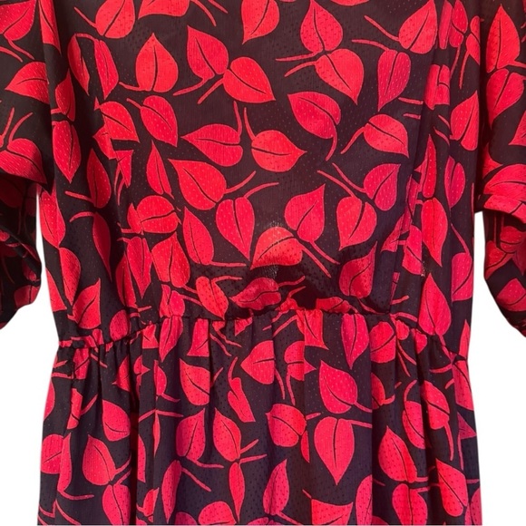 Vintage Ciao Limited Black and Red Dress Size Large (L) - Picture 8 of 11